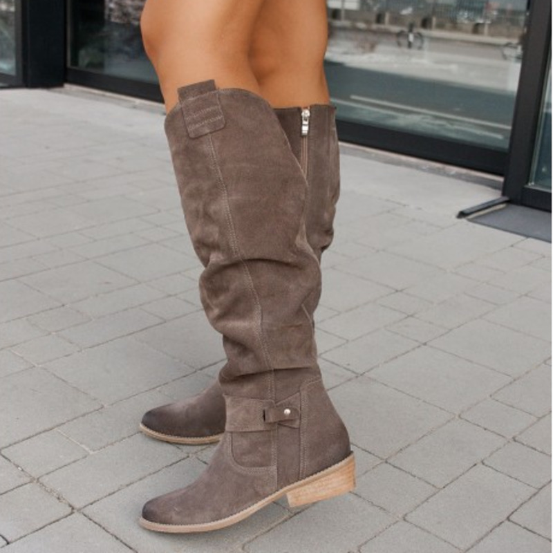 Chloé - Bottes en Daim Luxueuses (Vente en Déstockage 2024)