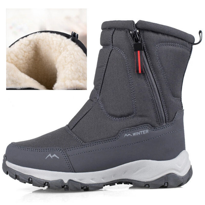 Ace | Bottes D'Hiver Mi-Mollet En Peluche Épaisse