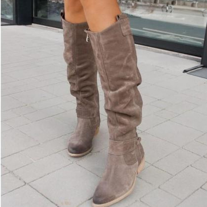 Chloé - Bottes en Daim Luxueuses (Vente en Déstockage 2024)