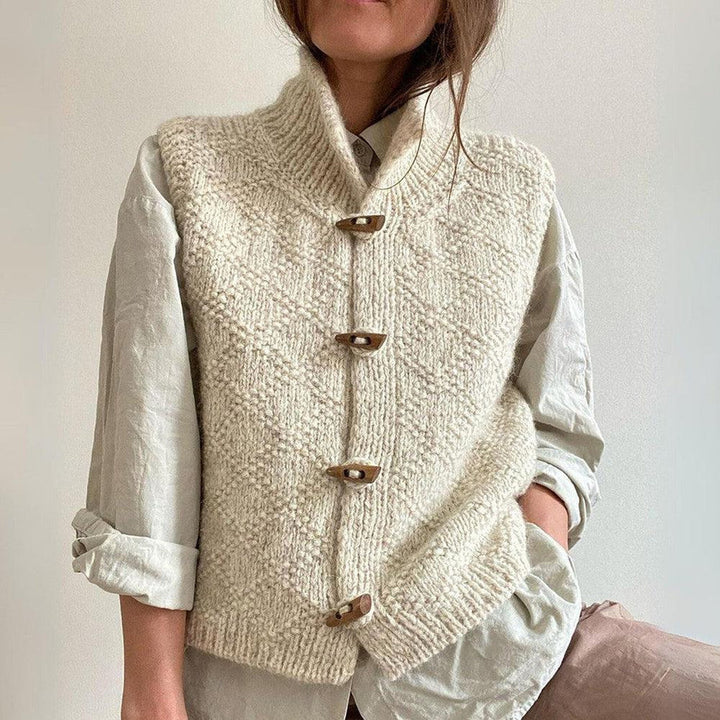 Marguerite | Cardigan Élégant Sans Manches