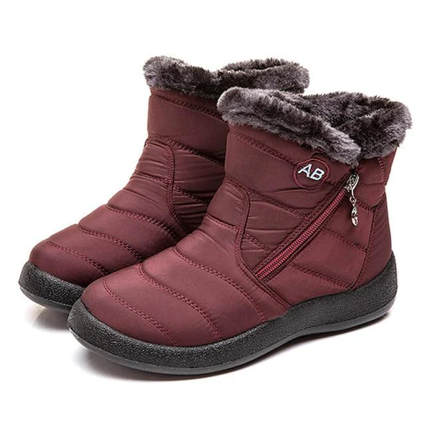 Jeanne - Bottes d'Hiver Imperméables Antidérapantes avec Doublure en Fourrure (Vente en Déstockage 2024)