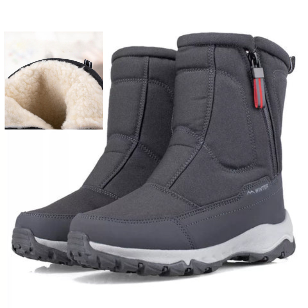 Ace | Bottes D'Hiver Mi-Mollet En Peluche Épaisse