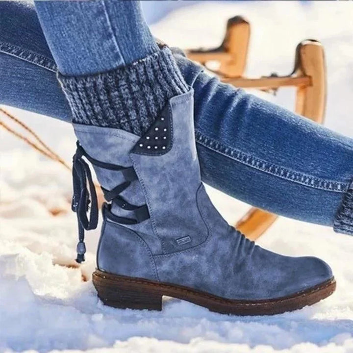 Juliette - Bottes d'Hiver en Laine avec Support Orthopédique pour le Bas du Dos (Vente en Déstockage 2024)