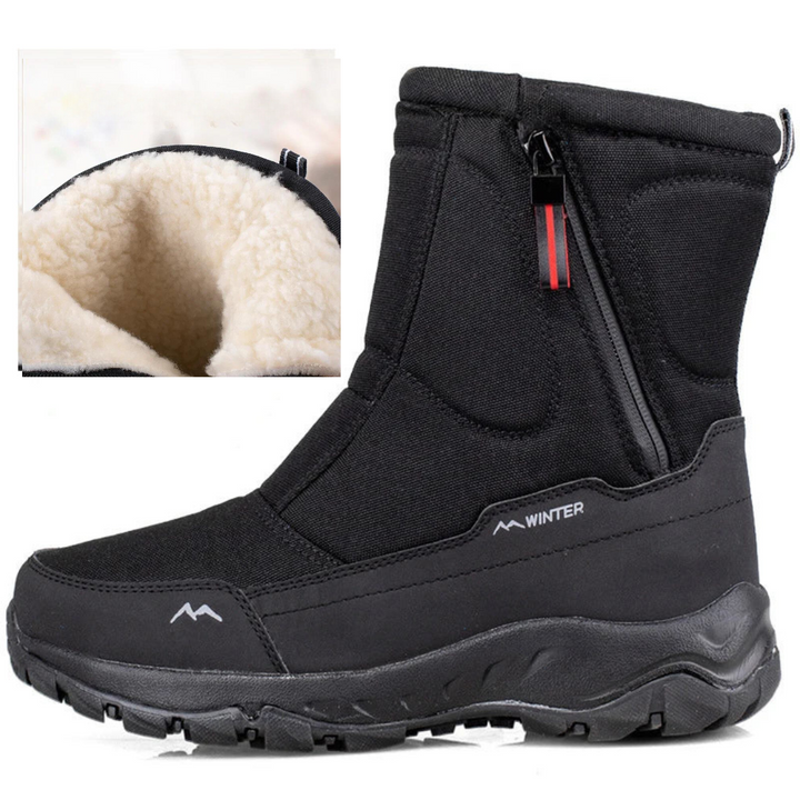 Ace | Bottes D'Hiver Mi-Mollet En Peluche Épaisse