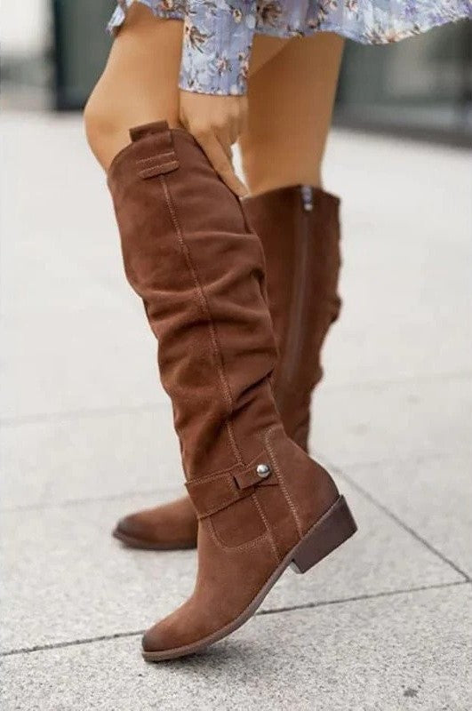 Chloé - Bottes en Daim Luxueuses (Vente en Déstockage 2024)