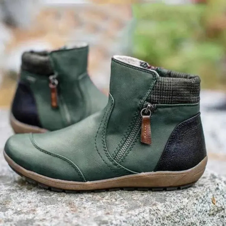 Cora | Bottes Orthopédiques Imperméables avec Fermeture Éclair (Bestseller de 2023)