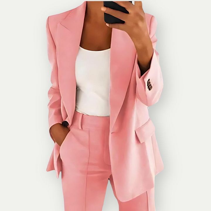 Léa | Ensemble Blazer Uni pour Femmes