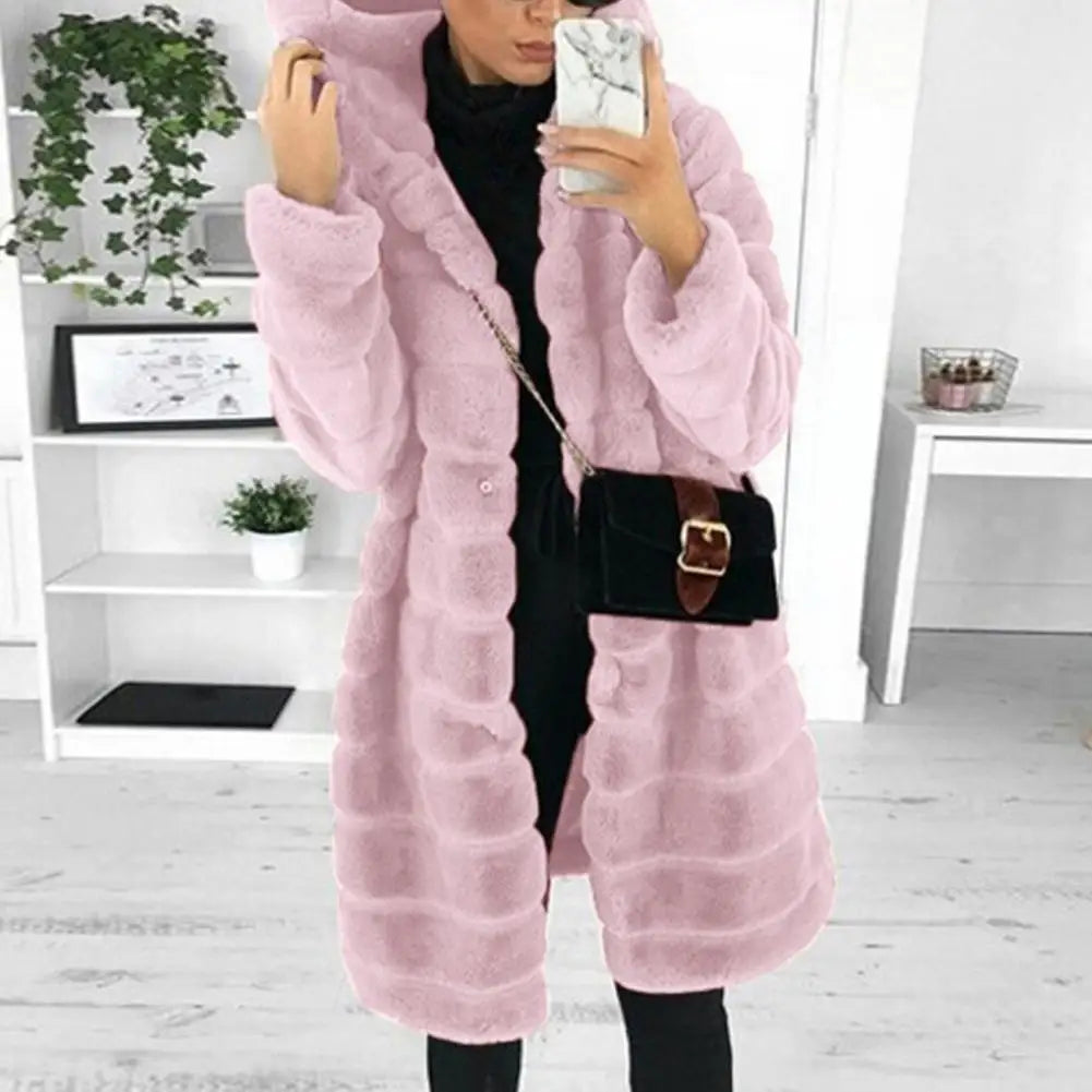 Elise | Manteau Long En Fausse Fourrure