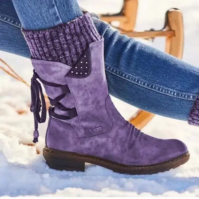 Juliette - Bottes d'Hiver en Laine avec Support Orthopédique pour le Bas du Dos (Vente en Déstockage 2024)